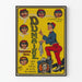 Vintage plakat Dumaine komisk soldat - Retro vægdekoration