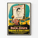Vintage plakat Western Durand of the Bad Lands af Buck Jones