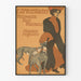 Vintage plakat af Fourrures E. & O. Merzbacher i München