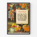Vintage plakat Eat Less – Vægdekoration med grøntsager og frugt