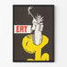 Dekorativ plakat Eat af T. Ungerer - Poster Kunst Nuværende
