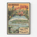 Vintage plakat Mineralvand Évian-les-Bains Kilde Cachat