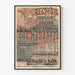 Plakat Store Velgørenhedsbal på Eden Teatret 1886