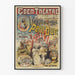 Vintage teaterplakat Le Petit Duc Opera Comique