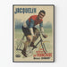 Dekorativ plakat vintage Edmond Jacquelin Cykel La Française Diamant