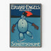 Vintage plakat Eduard Engels Remscheid Ishockeyskøjter