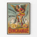 Vintage plakat til vægdekoration Bingham & Co. cykler