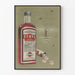 Vintage reklameplakat for Efryl-sirup med ephedrin