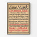 Vintage Tysk Plakat - Litterær Kampagne Fischer’s Bibliothek