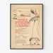 Vintage plakat for indvielsen af Det Kongelige Akademi for Kunst og Musik Charlottenburg