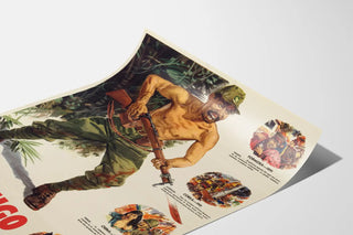 Vintage militærpropagandaplakat « El Enemigo de la Humanidad »