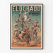 Vintage plakat Eldorado Karnevalsgenstand Ohé Bricédouille