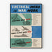 Vintage plakat « Electrical Work is War Work » vægdekoration industri elektrisk