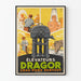 Vintage plakat Elevatører Dragor - Industriel vægdekoration