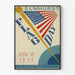 Plakat Festdag Flag Day Elmhurst 1939 - Vintage vægdekoration Amerikansk