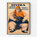 Vintage plakat Elvira, verdens største dreng