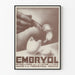 Vintage plakat Embryol - medicinsk vægdekoration