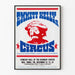 Plakat Cirque Emmett Kelly Jr. stil vintage