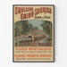 Vintage plakat Emulsion Emido-Saurica Kur mod Tisis