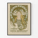 Art Nouveau-plakat til ære for Sarah Bernhardt