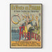 Vintage plakat Les Contes de Figaro - retro vægdekoration