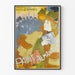 Vintage plakat Paris-Almanach til salg hos alle boghandlere
