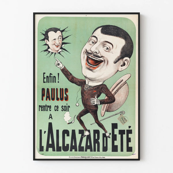 Vintage plakat af Paulus ved Sommerpaladset