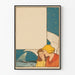 Dekorativ plakat Englen i Natten - Vintage design Art Nouveau