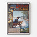 Vintage plakat af Enghien-les-Bains, kur- og fritidsstation