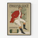 Vintage plakat i engelsk skive Cavendish-stil elegant