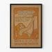 Vintage plakat af tysk teaterforestilling Berlin 1899
