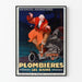Vintage plakat Plombières-les-Bains - Kur mod enteritis og gigt