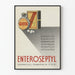 Vintage reklameplakat for Enteroseptyl tarmantiseptikum