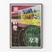 Vintage kinesisk plakat med underholdning og dybe refleksioner