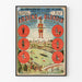 Vintage plakat af Arsens Blondin, der krydser en jernwire over Seinen