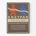 Vintage plakat ENZYPAN - Medicinsk fordøjelsesvægs vægdekoration