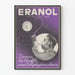 Vintage plakat ERANOL iodiseret kolloidfrit til emfysem