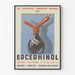Vintage reklameplakat med næsespray Ercérhinol - Retro vægdekoration