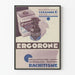 Vintage plakat Ergorone Vitamin D Antirachitisk