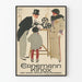Vintage vægdekoration plakat Ernemann Kinox familiebiograf