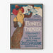 Vintage teater plakat i farver af Ernst von Wolzogen