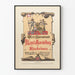 Vintage plakat for den Første Internationale Kunstudstilling i Künstlerhaus