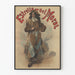 Retro plakat i Estrella Del Moral-stil western