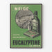 Vintage plakat Eucalyptine Le Brun retro vægdekoration