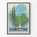 Vintage Eumictine reklameplakat for urinveje