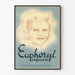 Vintage plakat Euphoryl Infantile til vægdekoration