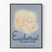 Vintage plakat Euphoryl Infantile - Illustration af børneansigt