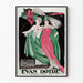 Vintage plakat Evas Døtre til vægdekoration med karakter