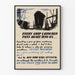 Vintage Dekorativ Plakat med Skibe og Ammunition