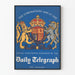 Vintage plakat Daily Telegraph - Kongeriget Georg VI's kroning 1937